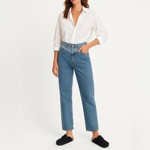 JORDACHE VINTAGE High Rise Retro Yoke Jeans | 29 | Medium Wash | 80s Streetwear